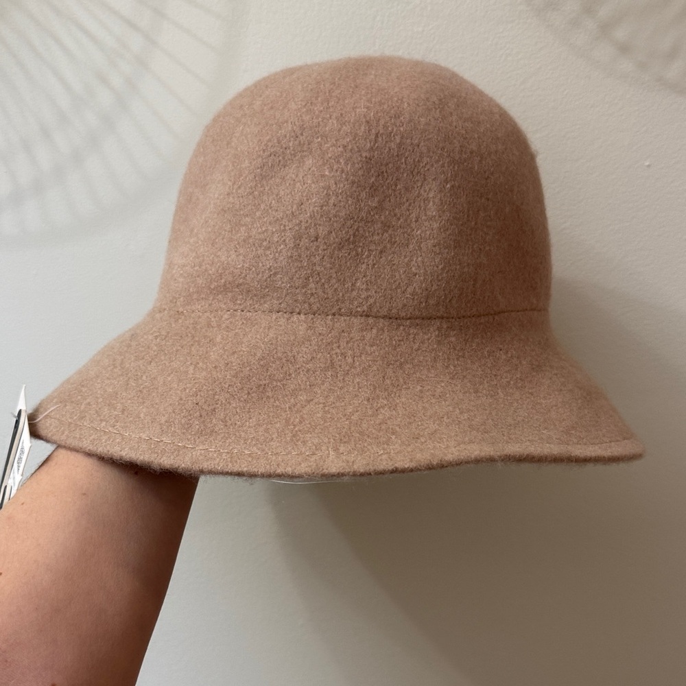 ZARA Beige Wool Blend Hat Size S – NWT